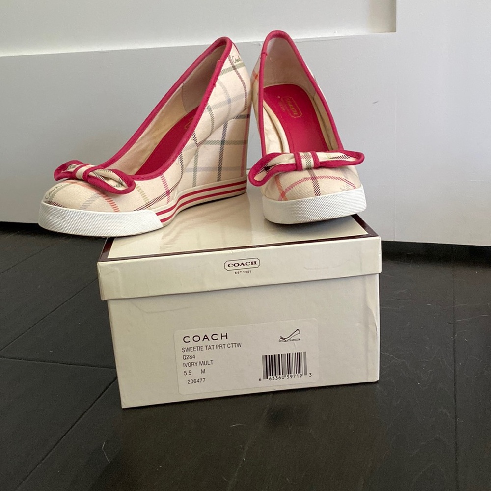 Coach Wedges Size 5.5